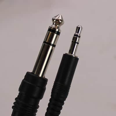 Italian Instrument Cable Stereo 1/4" Male to Stereo 3.5mm Male image 2