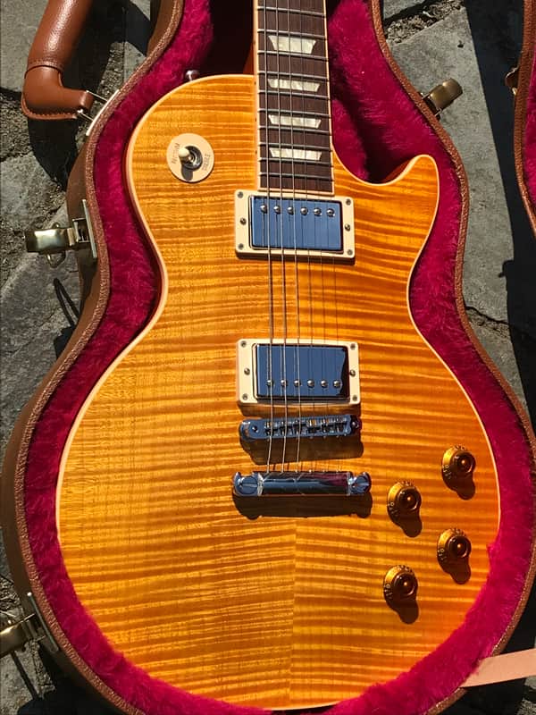 2016 Gibson Les Paul Standard Premium  Trans Amber
