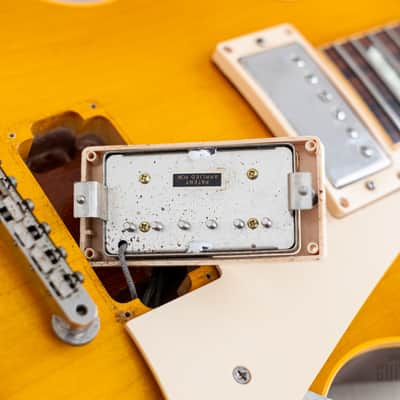 2000 Gibson Custom Shop Historic 1959 Les Paul Standard R9 Plain Top Unburst, 100% Original w/ 57 Classic PAFs, Case image 17
