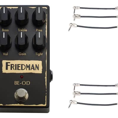 Friedman BE-OD Overdrive + 2x Gator Patch Cable 3 Pack image 1