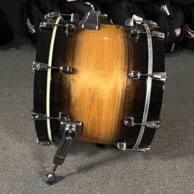 Tama MEB2014MULNWB Starclassic Maple 14x20" Bass Drum in Natural Pacific Walnut Burst w/ Smoked Black Nickel Hardware image 4