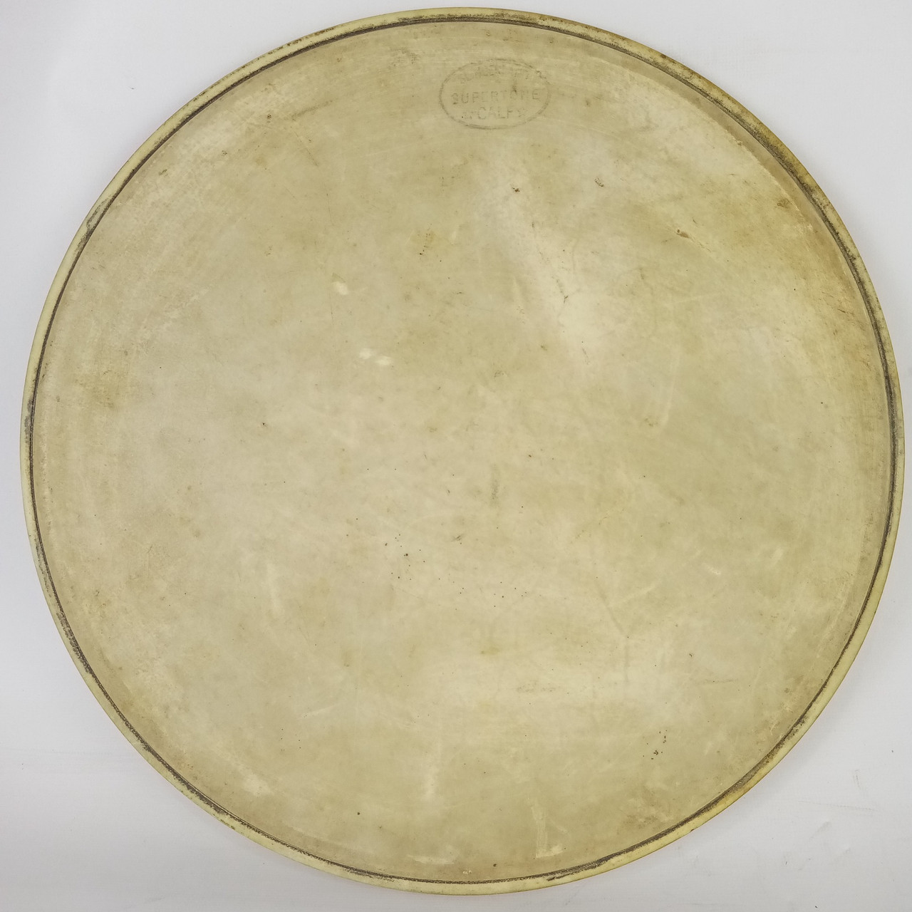 Slingerland 13" Supertone Calf Skin Tom Drum Head Batter/Resonant Vintage 30s US — main photograph
