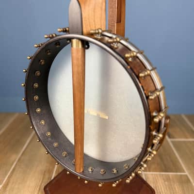 Ode Fretless Walnut Magician Nylon 5-String Openback Banjo 12" image 9
