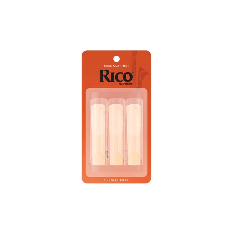 Rico - REA0330 - Bass Clarinet Reeds - Strength 3.0 - Pack of 3 image 1