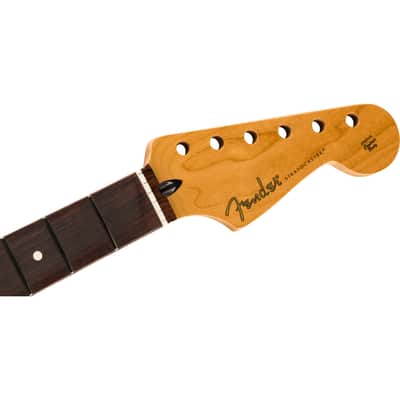 Fender Satin Roasted Maple Fat Stratocaster Neck - Rosewood Fingerboard, 22 Medium Jumbo Frets, 9.5", U Shape image 2