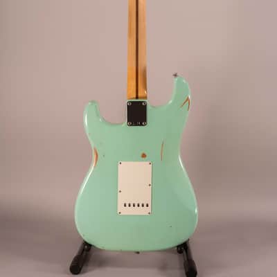 Fender stratocaster vintera road worn 75th - surf green image 6