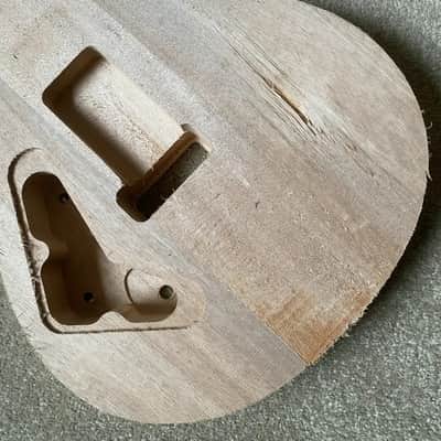 Unfinished DIY Double Cutaway Guitar Basswood Body image 4