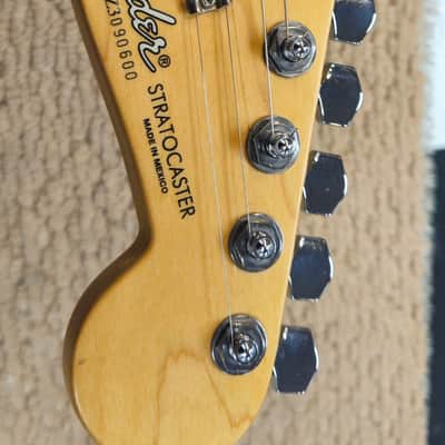 Fender Standard Stratocaster with Rosewood Fretboard 2003 Sage Green Metallic image 7