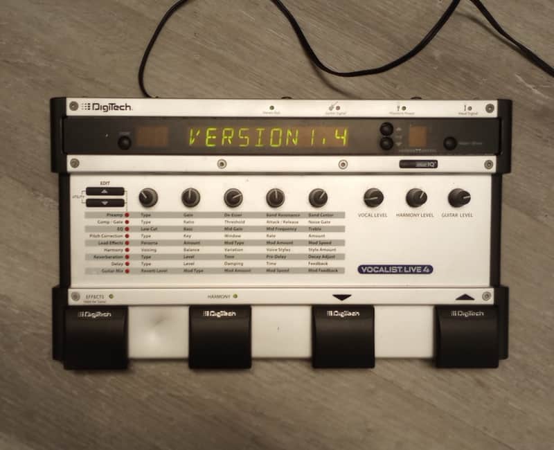 DigiTech Vocalist Live 4 Vocal Effect Processor | Reverb