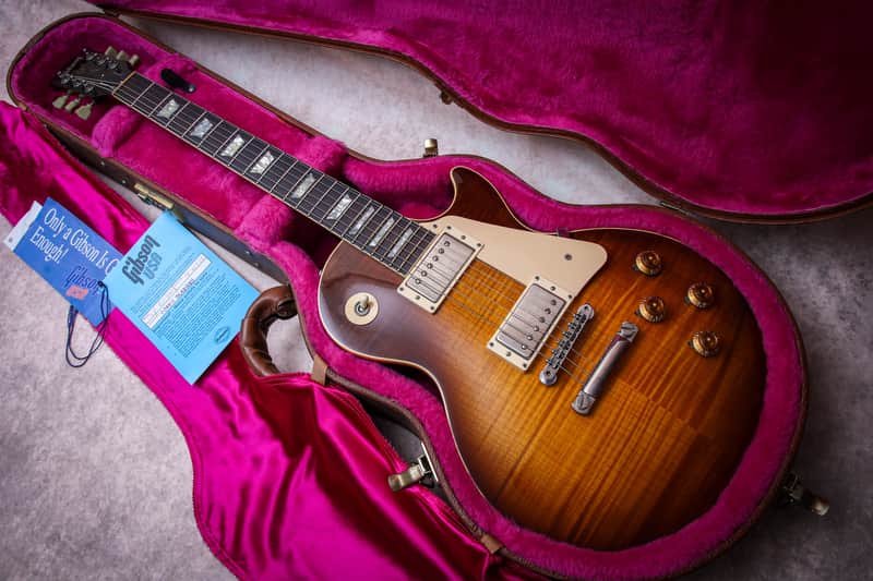 GIBSON USA Custom Shop Pre-Historic '59 Les Paul Standard Reissue " DarkBurst + Rosewood" (1989) image 1