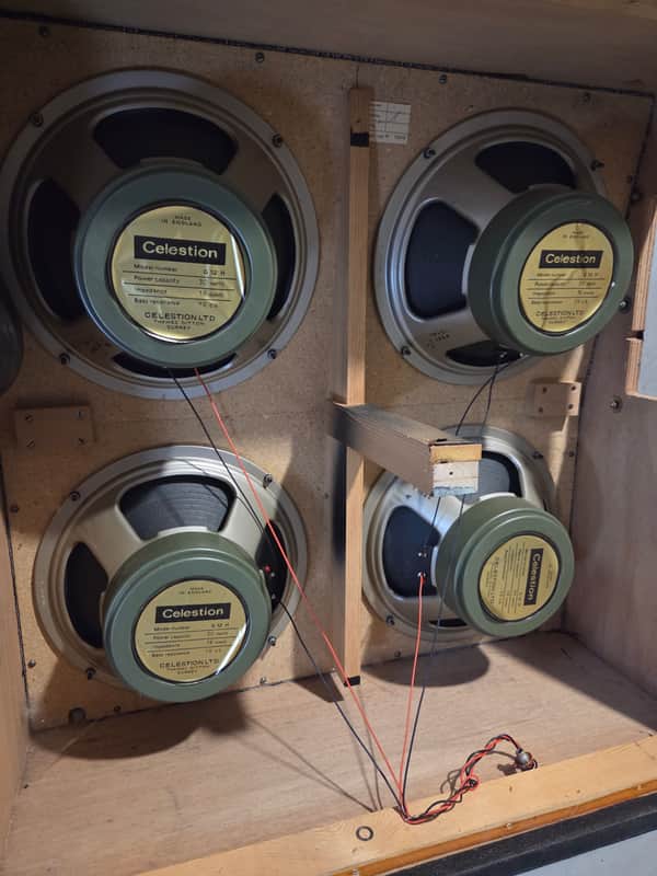 1971 Celestion G12H T1534 Quad – 102 014 Pulsonic – Winston 4x12 image 1
