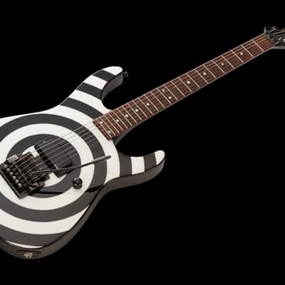 Jackson USA Custom Shop Soloist - Black & White Bullseye - Kahler trem - s/h image 2
