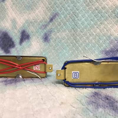 EZPZ Guitar Parts Gold Foil Japanese Pickup Set image 2