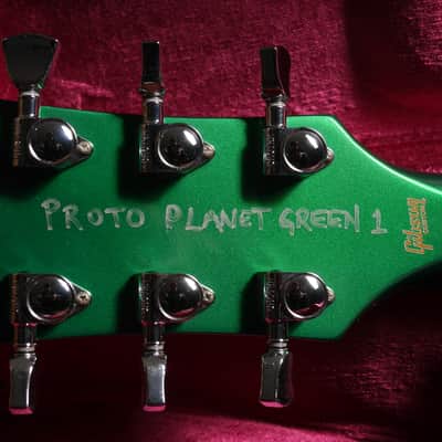 Gibson Custom Shop Order Custom Collection Les Paul Custom Planet Green Metallic-2016 image 12