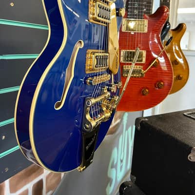 Gretsch G5655TG Electromatic Azure Metallic 2020 Semi-Hollow Electric Guitar image 3