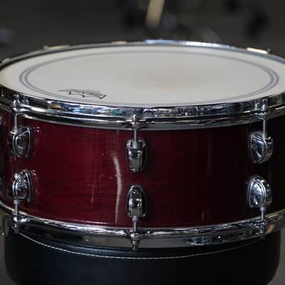 Premier Artist Maple 14"x5.5" Snare Drum in "Red Stain" image 2