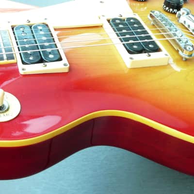 Greco EG700R Single Cut Away 1976 Red Sunburst+Gig Bag FREE image 9