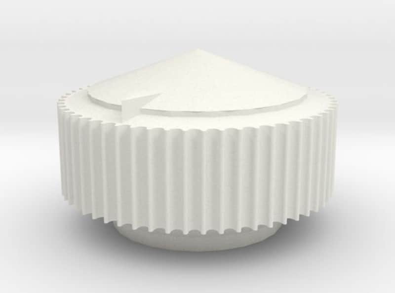 Made in the USA reproduction Philco Tone or Volume-White Natural Versatile Plastic image 1