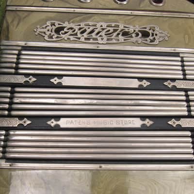 Patek 104 Key Triple Reed Bandoneon Chemnitzer Concertina, Key of C, Original Case, Overhauled image 20