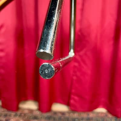 Vintage 8" Orchestral Steel Ribbed Triangle image 3