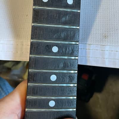 1991 Japan Ibanez RG560 Wizard 24 Fret Guitar Neck Floyd Ready (Repaired) Violet Pearl image 13