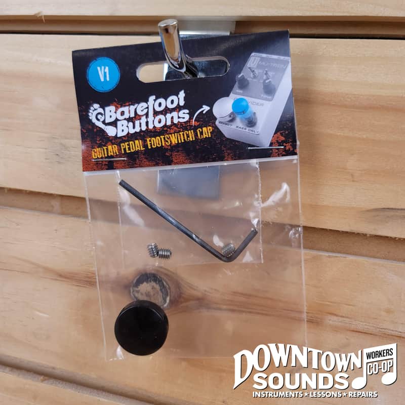 Barefoot Buttons V1 Mini Footswitch Cap - Black image 1