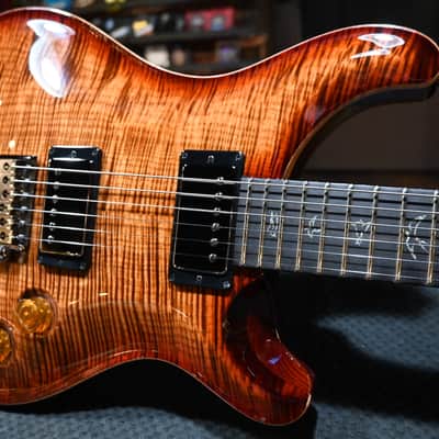 PRS Wood Library DGT 10-Top Ebony - Copperhead Cherry Burst #2554 image 6
