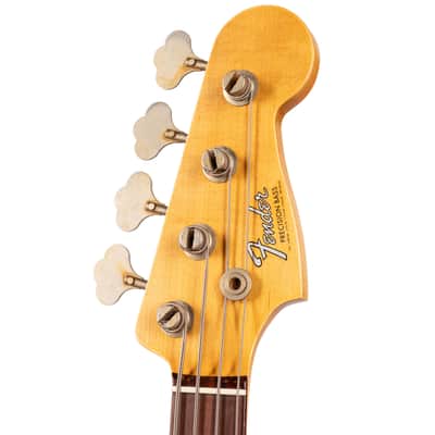 Fender Custom Shop 1966 Precision Bass Journeyman Faded Bleached 3-Color Sunburst w/OHSC (634) USED *MINT* image 4