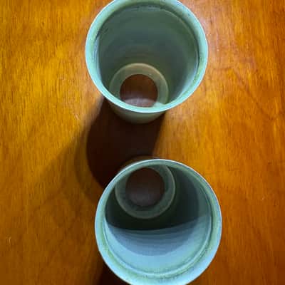 Elco 599 Snap-on tube shields (pair) 1950’s - Nickel image 3