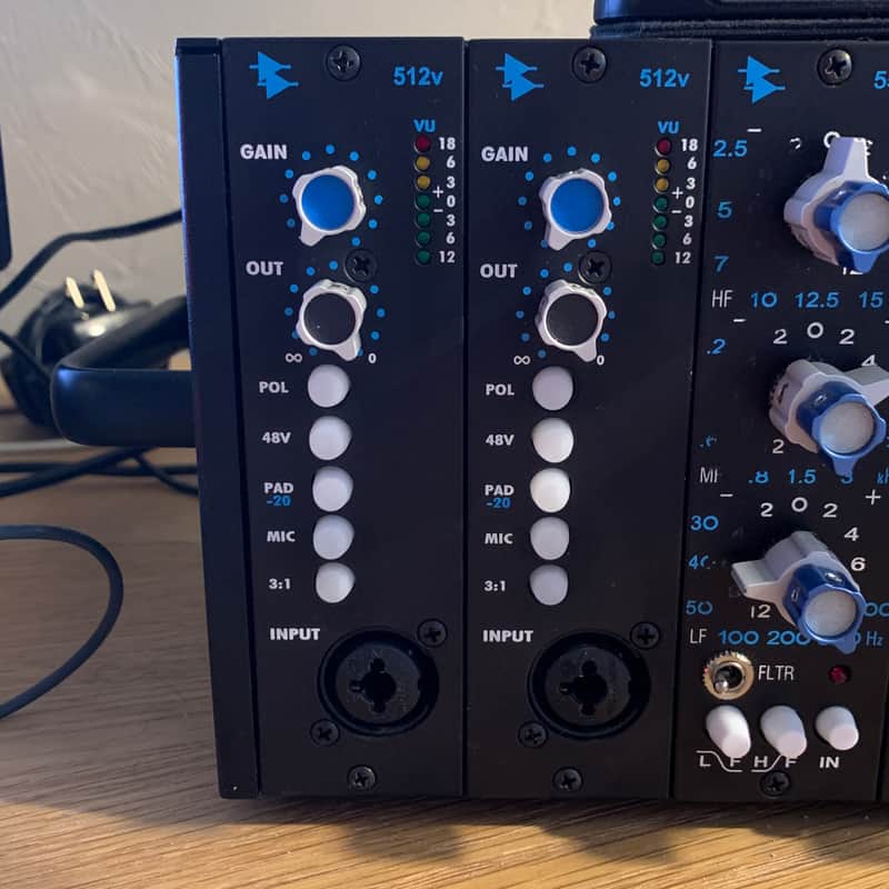 API 512V 500 Series Mic Preamp Module 2016 - Present - Black image 1