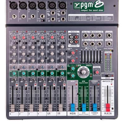 Yorkville PGM8 | 8-Channel Mixer with Effects. New with Full Warranty! image 2