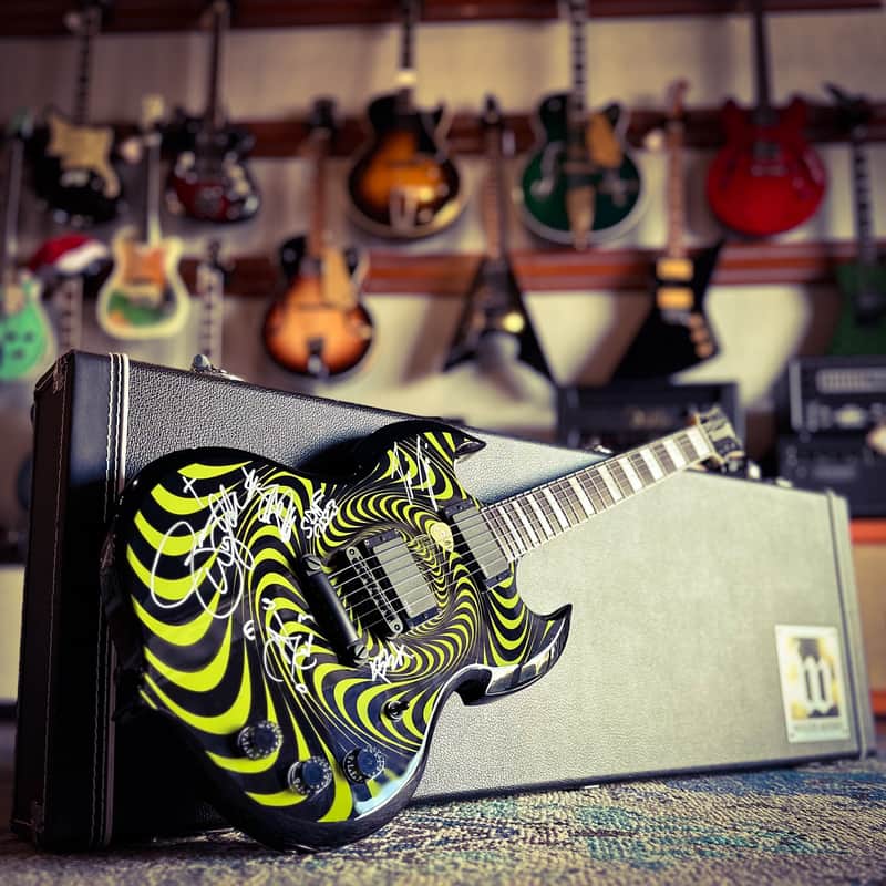SIGNED - Wylde Audio Barbarian - Grimmest Green Psychic Bullseye
