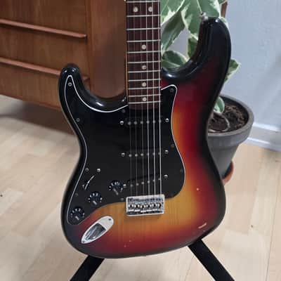 1977 Fender Stratocaster Sunburst Ash Body HT LH Left Hand Hardtail American Vintage 70s Aged Relic USA Road Worn Lefty Strat Hard Tail Guitar image 5