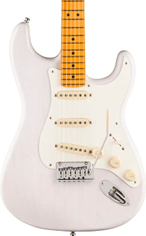 Fender American Ultra Luxe Vintage '50s Stratocaster Electric Guitar. Maple Fingerboard, White Blonde TGF33 image 1