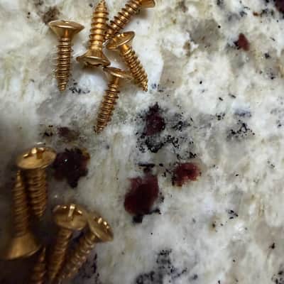 DiMarzio Pickguard Screws 80s NOS - Gold image 6