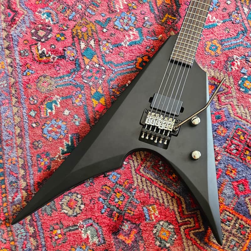 ESP LTD Arrow Black Metal Black Satin Floyd image 1