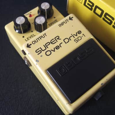 Boss SD-1 Super Overdrive 1981 - 1988 Made In Japan | Reverb