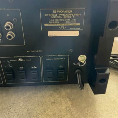 Pioneer Spec-1 preamplifier working 1970’s image 10