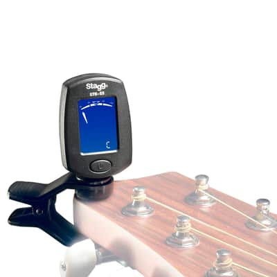 Stagg Clip Tuner Chromatic-BK 2 color backlight image 4