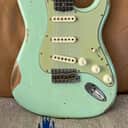 2022 Fender Custom Shop Limited Edition '63 Stratocaster Relic - Super Faded Aged Surf Green