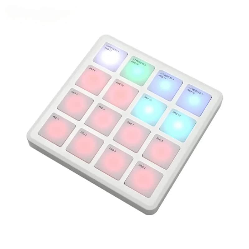 Pad Portable Wireless MIDI Controller 16 Pads Suitable Percussion DJ Music Arranger Keyboard Controller image 1