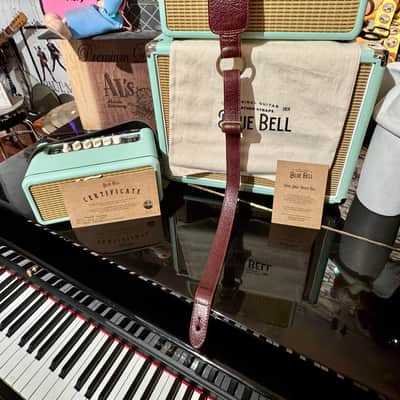 Blue Bell Straps PARIS TEXAS Special Collection EXCLUSIVE for Al’s Music Factory  OLD CHERRY CIERVO image 5