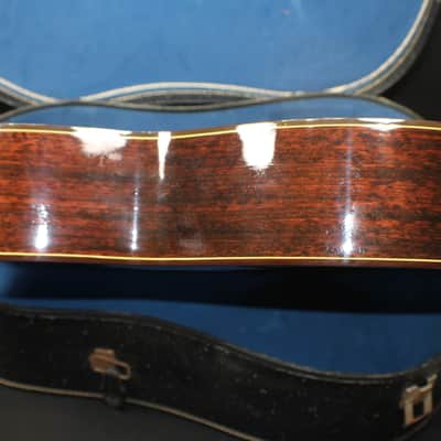A Crestwood Solid Wood Classical Guitar in it's Original Case with Rosewood Back & Sides Solid Wood   12 G image 11