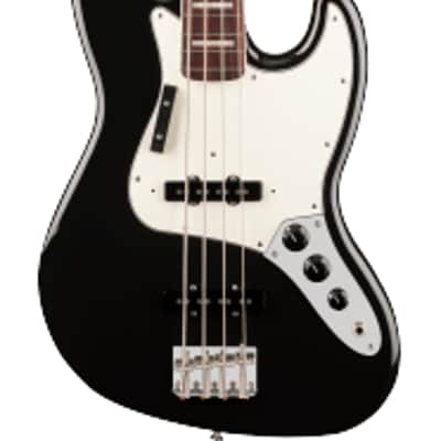 Fender Vintera III Early '70s Jazz Electric Bass. Rosewood Fingerboard, Black image 1