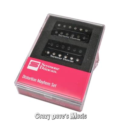 Seymour Duncan Distortion Mayhem Humbucker Pickup Set Bridge Neck SH-6 image 1