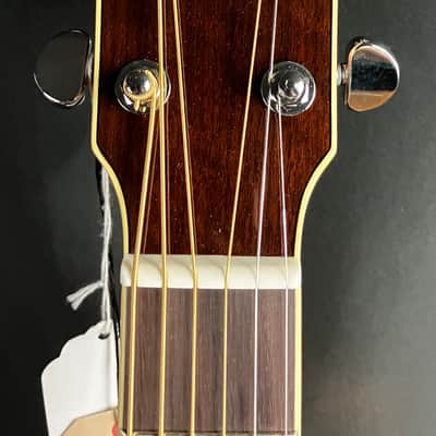 Yamaha FG830TBS Solid Top Dreadnought Acoustic Guitar Tobacco Sunburst image 8
