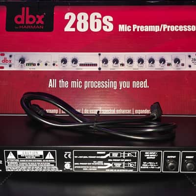 dbx 286s Microphone Preamp Processor 2010s - Silver image 2