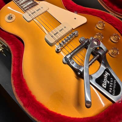 2018 Gibson Les Paul Goldtop P-90 w/ Bigsby – with Original Hard Shell Case image 4