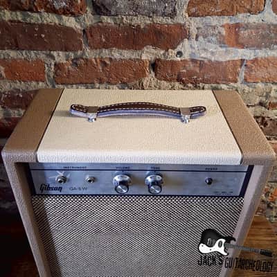 Gibson GA-5W 15 Watt Electric Guitar Amplifier *Rehoused w/ New Speaker* (1970s - Brown/Tan) image 9