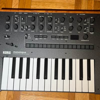 Korg Monologue Monophonic Analog Synthesizer 2016 - Present - Black image 4